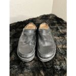 Birkenstock Women's Footprints  Leather clogs made in Germany 41 10.5 Black Leath Photo 1