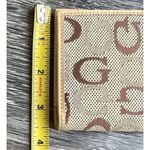 Guess Vintage  Saddle Black Credit Card Faux Patent Ostrich Checkbook Wallet Photo 4