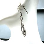 Horse Shoe Silver Plated drop earrings Photo 4