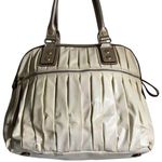 MZ Wallace Bea White Canvas Shoulder Bag Photo 0