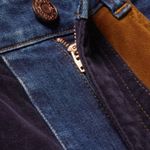 Chloé Cropped Corduroy-paneled High-rise Flare Jeans Photo 7