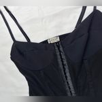 Free People NWOT  Night Rhythm Corset Bodysuit - Black - S Photo 10