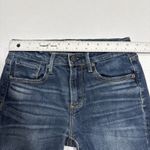 Driftwood  Jackie Stretch Skinny Jeans Size 25 Raw Hem Blue Denim Pants Photo 6