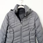 Spyder [] Gray Timeless Long Down Filled Hooded Puffer Jacket Winter Coat Small S Photo 2