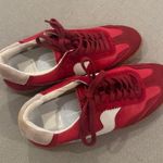 Dolce Vita Notice Sneakers in Crimson Suede Red Size 8 Photo 1