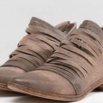 Free People Lost Valley Distressed Leather Strappy Bootie Boho Indie Sz 5.5 Photo 3