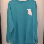 Missouri Oversized Long Sleeve In Size Medium Blue Photo 0