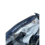 American Eagle Low Rise Baggy Straight Jeans Comfort Waistband Denim Blue Photo 6