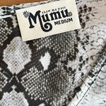 Show Me Your Mumu Women’s Long Sleeve Mini Dress Size Medium Rainey Snakeskin Photo 3