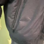 Mountain Goat Down Skiwear Size M Ladies Black Purple Puffer Jacket Coat Fullzip Size M Photo 4