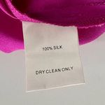 Trina Turk  Silk Racerback Tank Fuchsia Size Small Photo 5