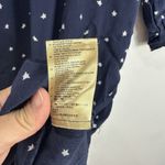 Maison Scotch Dress Womens Large‎ Blue White Star Print Boho Midi Pioneer Preppy Photo 7