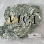 VICI  | Spring Sprinkle Gingham Ruffle Romper Photo 5