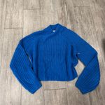 Noisy May  Vibrant Blue Crew Neck Sweater Photo 2