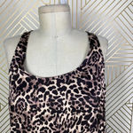 Nation Ltd Paloma Sexy Shift Mini Dress In Brown Leopard Print Size US Small Photo 3