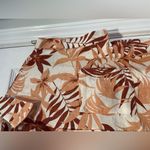 NWT Coastal Comfort Size S Pink Tropical Linen Short Sleeve Button Down Shirt Photo 1