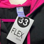 PINK - Victoria's Secret Hoodie with thumb holes Black/Pink Womens Size Medium Photo 2