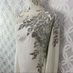 Tadashi Shoji  Columba‎ One Shoulder Gown Sequins Leaf Detail Formal Wear Size 10 Photo 14