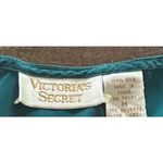 Victoria's Secret  Vintage 100% Silk Emerald Sleep Pajama Top Women's Size Medium Photo 5
