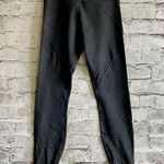 Lorna Jane  Black Mesh Diagonal Panels Yoga Compression Run Leggings Size XS Photo 1