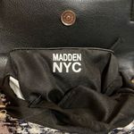 Madden NYC Black Plaid Boucle Boxy Top Handle Bag with Crossbody Strap Photo 1