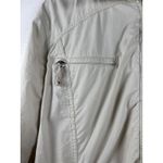 Eddie Bauer  Beige Hooded‎ Lightweight Utility Jacket Womens XXL Drawstring Coat Photo 5