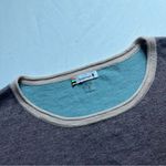 Smartwool  tan purple blue colorblock crew neck long sleeve pullover sweater Photo 4