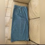 Derek Lam 10 Crosby Cotton High Rise Denim Maxi Skirt Photo 6