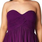 Donna Morgan Women's Strapless Sweetheart Chiffon BRIDESMAID Dress Size 10 NWT Photo 3