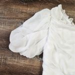 Mergim Magda Bridal One Shoulder Dress White Size 2 US Size Medium *No Belt* NWT Photo 3