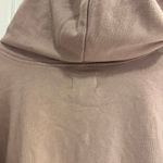 American Eagle  Women's Mauve Pink Oversized Quarter Zip Photo 5