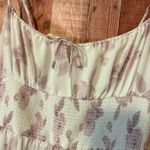 Wilfred  White And Lavender Floral Dress Size Medium‎ Photo 3