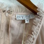 Ivy City Co NWT Last Songbird Pink Fairy Whimsical Modest Midi Dress Medium Photo 8