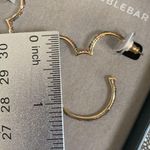 Disney X BaubleBar Mickey Outline Hoop Earrings Photo 3