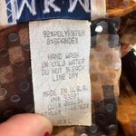 Vintage Y2K MKM Brown Chevron Earthy Cowl Neck Retro Tank Top Size 2X Photo 4