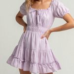 Lost + Wander  Lilac Mini Dress Photo 0