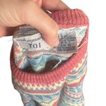 Vintage Light Pastel Fair Isle Knit Sweater M Blue Size M Photo 3