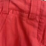 Ted Baker  Coral Pink Wide Leg Straight Pants Womens Size 1 Cotton Striped Photo 3
