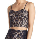 J.O.A. Lace Crop‎ Top Large NWT Photo 0