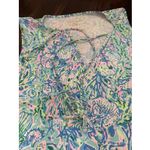 Lilly Pulitzer  Johana Sleeveless Cover Up Surf Blue Dress Size XS Photo 2