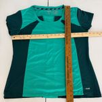 Avia Teal Dark Green Colorblock Athletic TShirt Top Women XL Sporty Athleisure Photo 6
