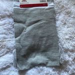 Reebok NWT Logo Fringe Scarf UNISEX GRAY/WHITE WINTER TASSEL Photo 3