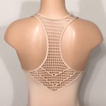 Kenneth Cole nude crochet swimsuit. Photo 6