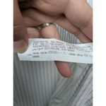 ZARA  White Black Stripe Long Sleeve Midi Dress Asymmetrical Hem Women's Medium Photo 5