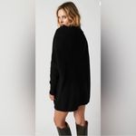 Free People Ottoman Slouchy Tunic Dress in Black Size Large Photo 1