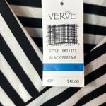 Verve Ami NWT Verve black and white striped Tank Top with flattering layering XL Photo 3