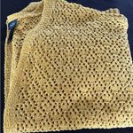 Daytrip  Crochet Open Front Cardigan Butterscotch Lrg Cozy Relaxed Soft Grannycor Photo 2