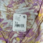 Free People  Floral Cropped Ruched Women's Top Photo 4