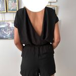 BCBGMAXAZRIA open back shortsleeve Angella romper Photo 3
