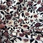 Ann Taylor Winter White Floral Wrap Dress Size Medium Photo 7